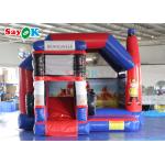 Commercial Inflatable Bouncy Castle Fire Truck Inflatable Bounce House With Slide