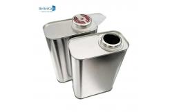 China Square Car Paint Tin 1 Litre Varnish Coating Tin Metal Jerry Tin Container supplier