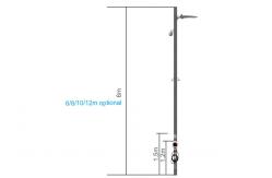 China Hot Galvanized Round Smart Street Light Pole With Charge Station Function supplier