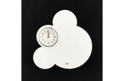 China Wooden 137g Sublimation Alarm Clock For Table supplier