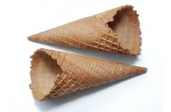 China CE Ice Cream Related Production Chocolate Dipped Waffle Cones Conical Shpe supplier
