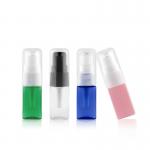 10ML Empty Plastic Lotion Bottles With Pump Green Transparent Blue Pink for sale