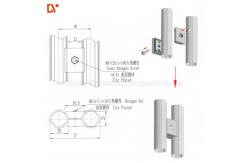 China Aluminium Joint Parallel Connector for Aluminium Lean Pipe Od 28mm supplier