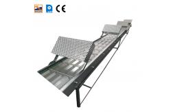 China Semi Automatic Cooling Machine For Food Marshalling Conveyor supplier