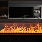Upgrade Your Space With A Remote Control Embedded Water Steam Fireplace Freestanding Design