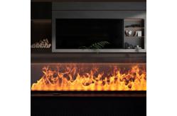 China Upgrade Your Space With A Remote Control Embedded Water Steam Fireplace Freestanding Design supplier