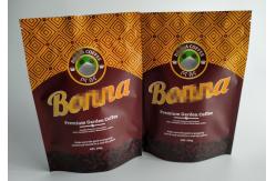 China Food Grade Plastic Pouches Packaging , Heat Seal Matt Stand Up Coffee Pouches supplier