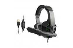 China 105db Wired Gaming Headset Over Head Gamer Headphone With Microphone Volume Control supplier