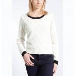 WOMEN'S 100% LABSWOOL KNITTED CABLE SWEATER for sale