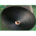 200gsm 300gsm Printable Pure Black Kraft Paper Jumbo Roll For Shopping Bag for sale