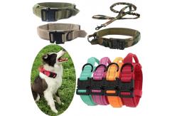 China Nylon Tactics Camouflage Dog Collar For ​Medium Large Sized supplier