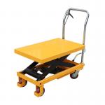 0.5 - 2 Ton Scissor Manual Trolley Hydraulic Lift Table For Industries for sale
