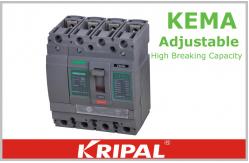 China 160A Double Molded Case Circuit Breaker / Four Pole Adjustable Circuit Breaker supplier