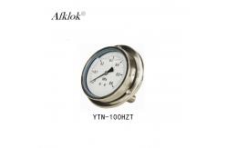 China Vibration - Proof Gas Pressure Test Gauge Back Connection Flush Mounting supplier