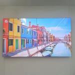 Ultra Narrow Wall Mounted Digital Signage Touch Screen LCD Splicing Screen for sale