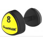 2kg - 50kgs Gym Black PU Dumbbells / Gym Workout Accessories Logo Available for sale