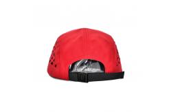 China 5 Panel Flat Brim Camper Hat With Linning For Outdoor Activities supplier