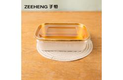China Multi-Purpose Flexo Printing Gold Foil Food Container For Salad And Soup supplier