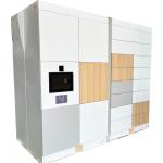 High Security Steel Storage Lockers Wooden Cabinet Lock Smart Parcel System Metal 12 Door for sale