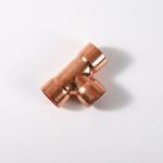 DN10-DN100 Copper Nickel Equal Tee CuNi 9010 Welding Round Pipe for sale