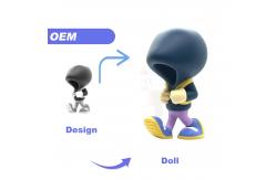 China OEM Custom 3D Printed Action Figures Vinyl PVC Toy Art Figurine Customizable Design supplier