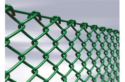 China 2.4m 3m Height Chain Link Security Fence Modern For Basketball Field supplier