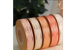 China High quality 3D hot stamping grosgrain customized printed ribbon supplier