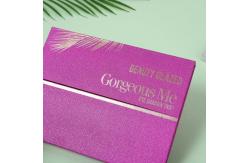 China Makeup Cosmetic Packaging Box Empty Eyeshadow Palette Box Recyclable supplier