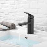 Stainless Steel Single Hole Basin Mixer In Chrome Gold Matte Black for sale