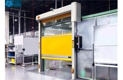China 2m/s opening Overhead Rapid Action PVC Roll Up Shutter Door 6000x6000mm supplier