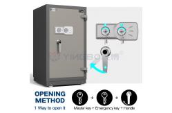 China Fire Rating 30-120mins Fire Resistant Safe Box Anti Burglary Safe Steel Safe supplier