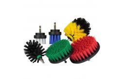 China 6 Pieces Power Scrubber Drill Brush Kit Cordless PP Material supplier
