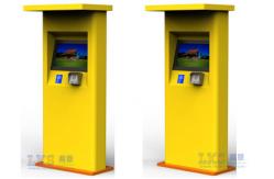 China Interactive Touch Screen Half Outdoor Kiosk Waterproof With TFT LCD Monitor supplier