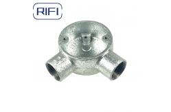 China 32mm Angle Circular Junction Box Electrical For BS4568 Conduit supplier