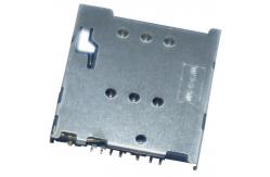 China 1.42H Socket Micro SIM Card Connector With Detect Switch supplier