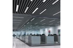 China 30w LED Ceiling Light Linear Baffle Aluminum Pre Painted Transfer Printing supplier