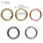 Buckle Round Spring O Rings , Trigger Metal Snap Hooks Clips