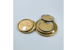 China High Temperature 23mm Aluminum Peel Off Lids Easy Open Covers supplier