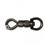 Round Eye Panic Snap 1/2'' x 100mm Metal Panic Snap Hook Die Casting Swivel Eye Snap for sale