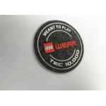 High Density Silicone Unique Iron On Patches Felt Fabric Labels Custom Logo Printing