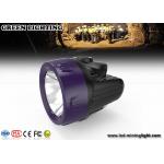 Impact resistant Rechargeable LED Headlamp , black rechargeable led headlight for sale