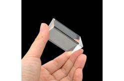 China 15cm 6inch Optical Triangular Glass Prism With Gift Box Microfiber Pouch supplier