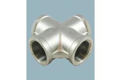 China Polished Cross-connection Pipe Fitting with Threaded Connection supplier
