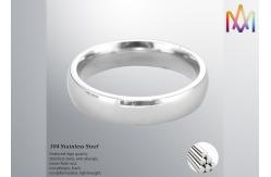 China Simple Style Rustproof Stainless Steel Engraving Ring supplier