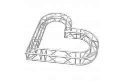 China Silver Aluminum Alloy Circular Truss Multi Angle Circle Truss 290*290 supplier