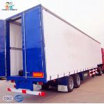 Multifunction Advertising 40ft FUWA Axle Curtain Side Trailers for sale