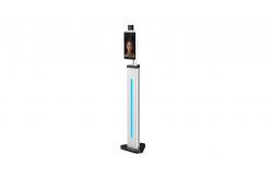 China Digital Touch Free Infrared Thermometer Metal Body Infrared Scanner Gun Face Recognition supplier