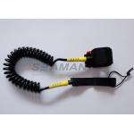 BASF urethane Premium Coiled SUP Leash For Paddleboard & Surfboards with Double S S Swivels and Trip for sale