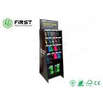 Good Printing Quality Cardboard Promotional Display Stands Full Color Printing With Plastic Hooks for sale