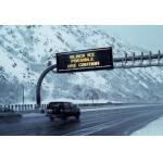 Traffic Digital Highway Signs , Full Color Scrolling LED Display IP65 Enviromment Protection for sale